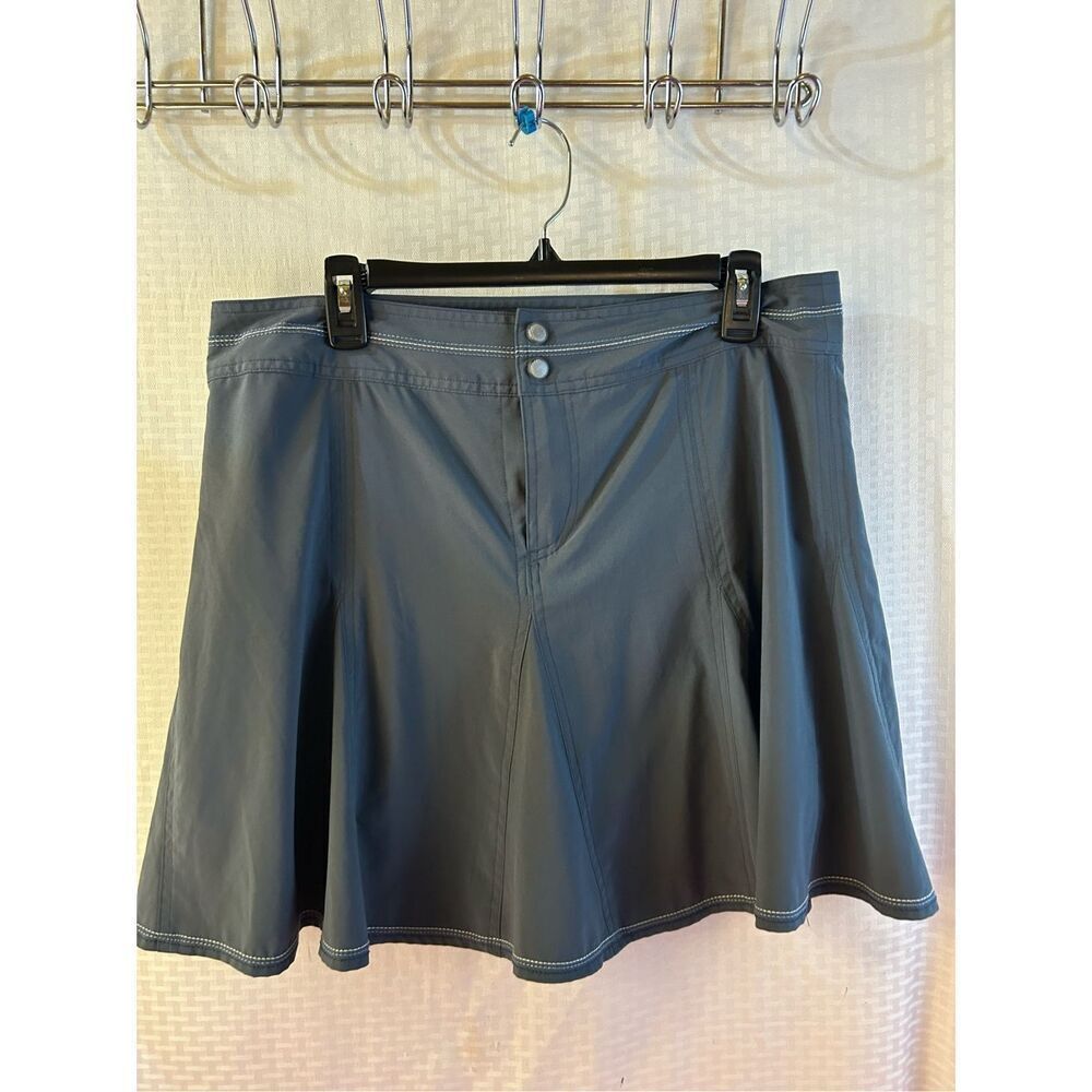 Title nine golf tennis flares skirt skort size 12 gray rn# 1211896